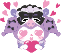 kuromi_luv emote for Discord