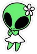 sweet_alien_girl emote for Discord