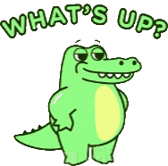 whats_up_alligator emote for Discord