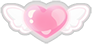 PinkAngelHeart emote for Discord