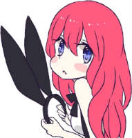 RabbitGirl_Shy emote for Discord