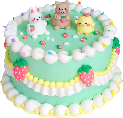 green_cake emote for Discord