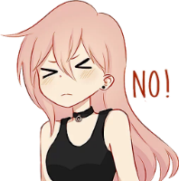 Anime_Girl_NO emote for Discord