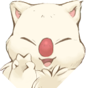 Moogle_Peace emote for Discord