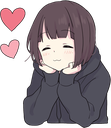 Menhera_Admire emote for Discord