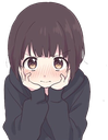 Menhera_Blush emote for Discord