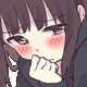 Menhera_Blush3 emote for Discord