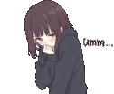 Menhera_Blush4 emote for Discord