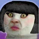funny_cat_smashed_face_girl emote for Discord