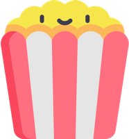 Happy_Popcorn emote for Discord