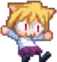 NecoArcDown emote for Discord