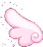 LeftPinkWingFlutter emote for Discord