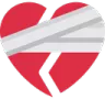 Broken_Heart_Bandage emote for Discord