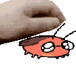 pet_kawaii_roach emote for Discord