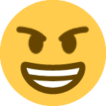 CursedSmug emote for Discord