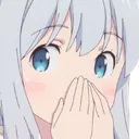 132_SagiriOop emote for Discord