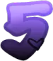 purple_5_with_fade emote for Discord