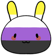 nonbinarybunny emote for Discord