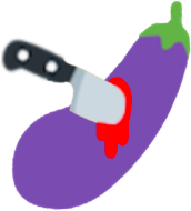 eggplantknife emote for Discord