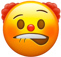 clownlipbite emote for Discord