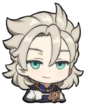 Albedo_smug emote for Discord