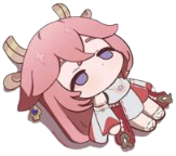 YaeMiko_DeadInside emote for Discord