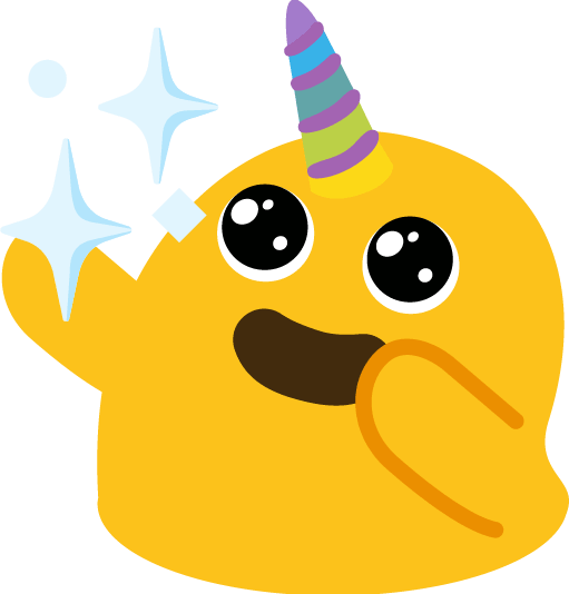 Unicornblob emote for Discord