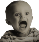 screamingBaby emote for Discord