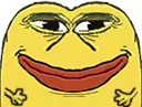 YellowHappyPepe emote for Discord