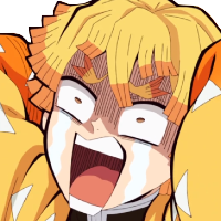 Zenitsu_NotLikeThis emote for Discord