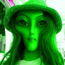 EluaneGreenAlien emote for Discord