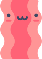 Kawaii_Bacon emote for Discord