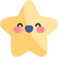 Kawaii_HappyStar emote for Discord