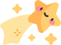 Kawaii_Shooting_Star emote for Discord