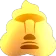 goldenmoyaipoop emote for Discord