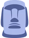 blurpleMoyai emote for Discord
