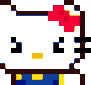 hellokittywave emote for Discord