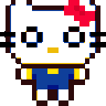 hellokittyblush emote for Discord