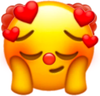 clownthinkhearts emote for Discord