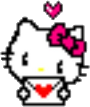 hello_kitty_letter emote for Discord