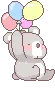 KoalaBearBalloons emote for Discord