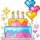 PixelCake emote for Discord