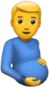pregnant_man_iOS emote for Discord