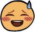 scared_smile emote for Discord