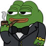 peepoBusinessTux emote for Discord