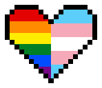 pixelheart_transgay emote for Discord