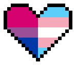 pixelheart_transbi emote for Discord