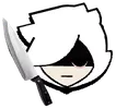 ColetteWithAKnife emote for Discord