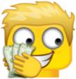 money_smirk emote for Discord