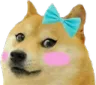 Dogegirl emote for Discord